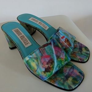 Marino Boutique Ocean Sea Fish 3D Hologram Sandels